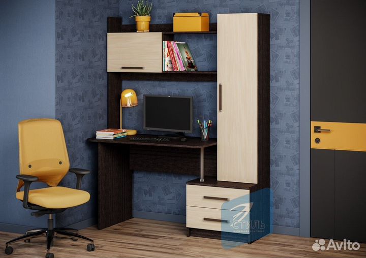 Паскаль-1 Угол школьника Дуб молочный Венге