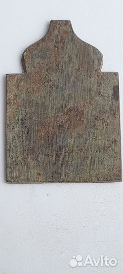 Старинная литая икона Георгий победоносец иконы