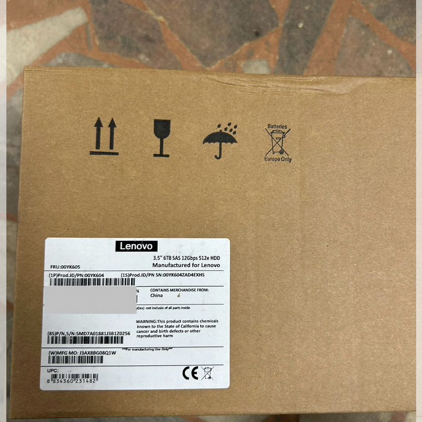 [00YK605] Жесткий Диск Lenovo 6tb Sas 00yk605