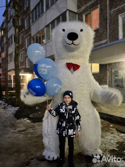 Белый мишка аниматоры