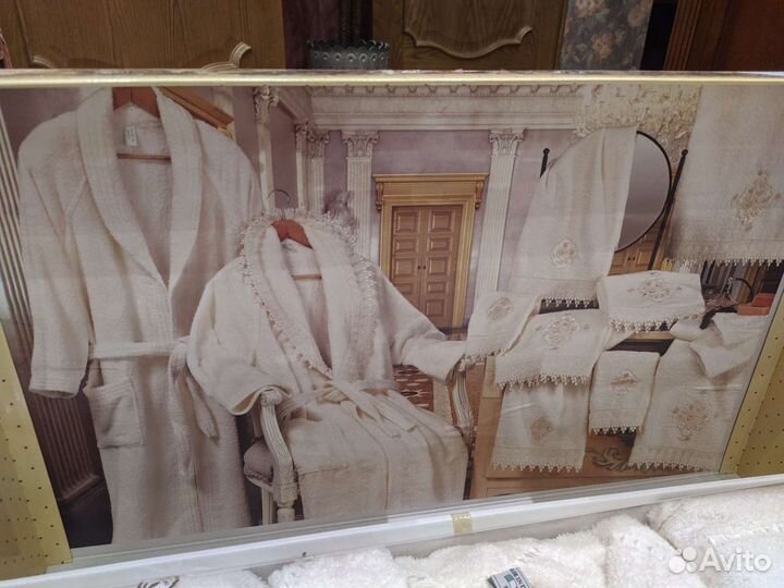 Халат махровый банный женский. cristal Размер XL