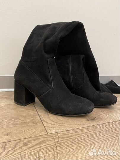 Замшевые сапоги Vera Gomma 36