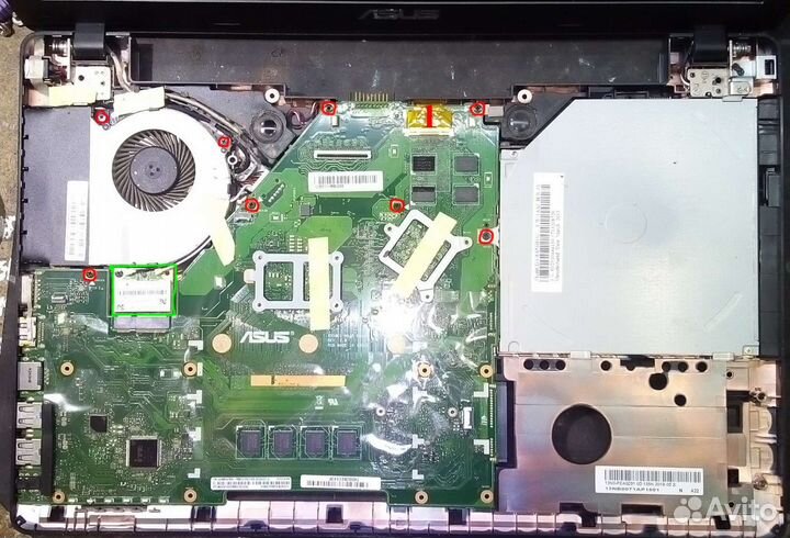 Ноутбук в разбор asus X550CC