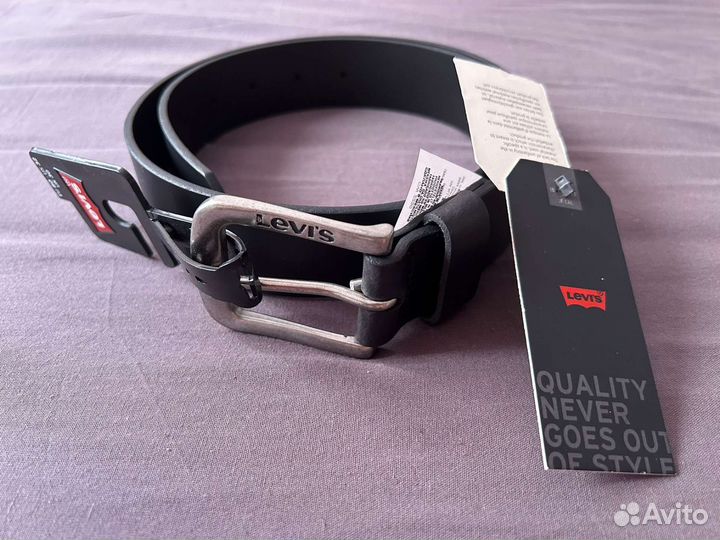 Ремень мужской кожаный Levis новый
