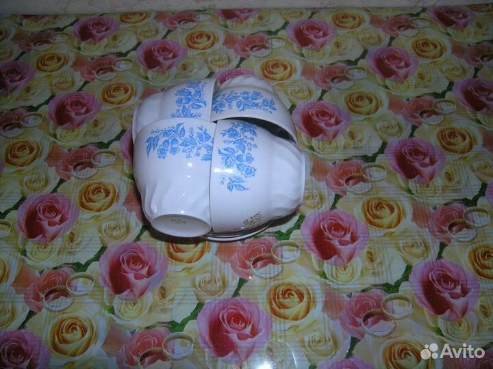 Советские чашки с блюдцами