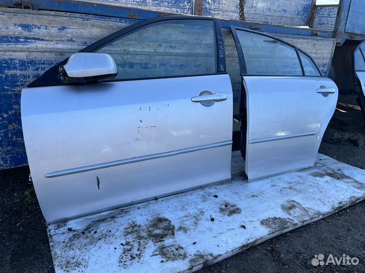 Дверь передняя левая серебро Mazda 6 GG 2002-2005