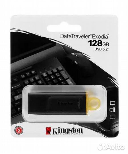 USB Flash накопитель 128GB Kingston #364360