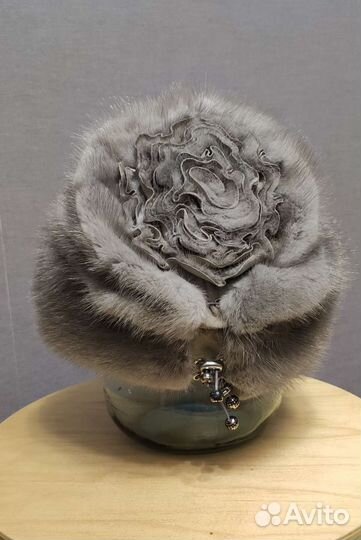 Шапка норковая женская
