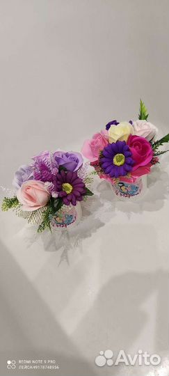 Букет розы герберы