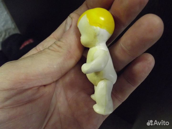 Пупс игрушка колкий пластик СССР редкая