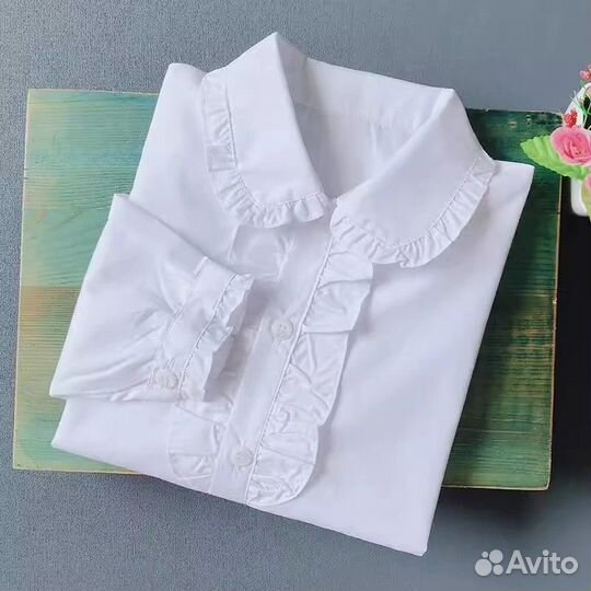 Рубашка белая для девочки
