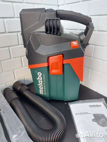 Строительный пылесос Metabo as 18 hepa pc compac
