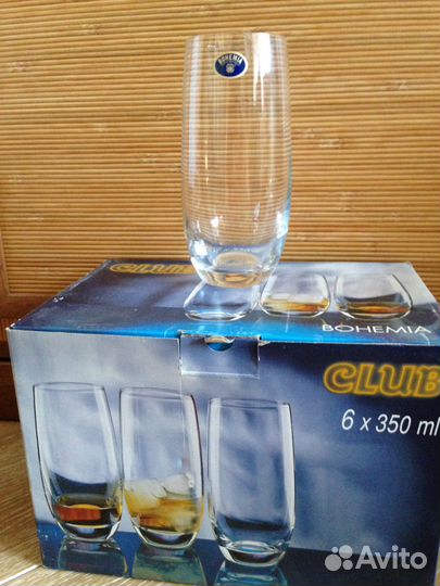 Фужеры Богемское стекло