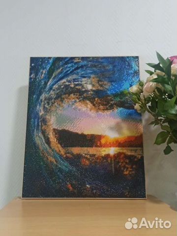 Картина интерьерная из алмазной мозаики 40*50