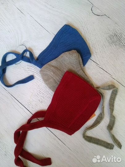 Шапочка детская шерстяная disana