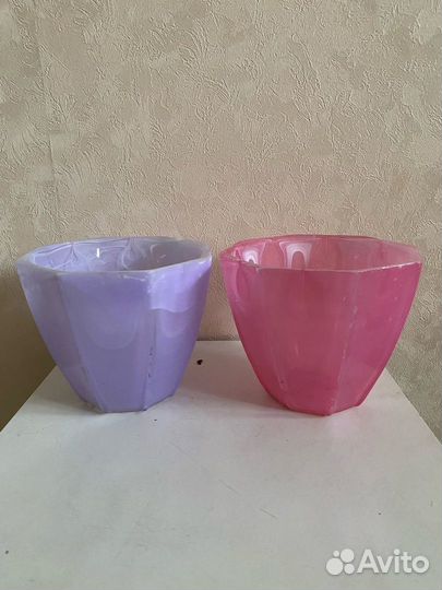 Горшок стеклянный для орхидеи