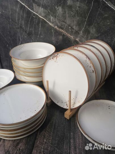 Набор столовой посуды, ресторанный фарфор