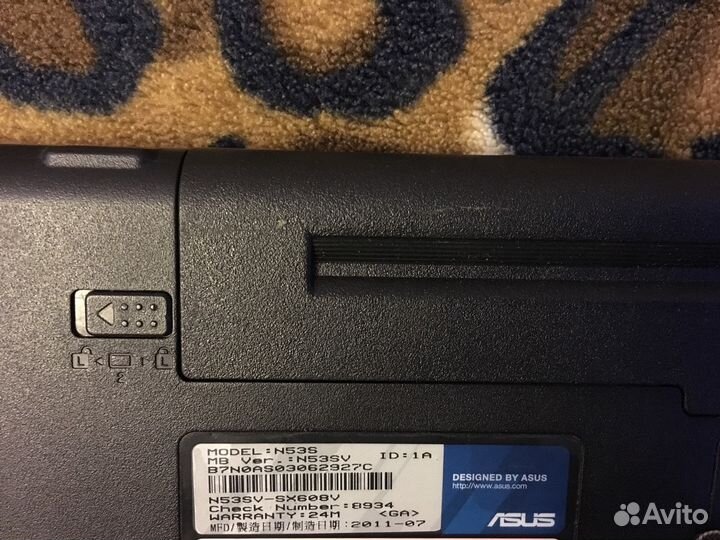 Asus n53sv i7
