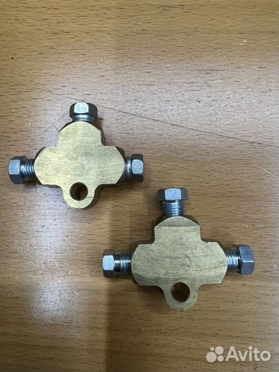 Тройник для тормозных трубок М10х1