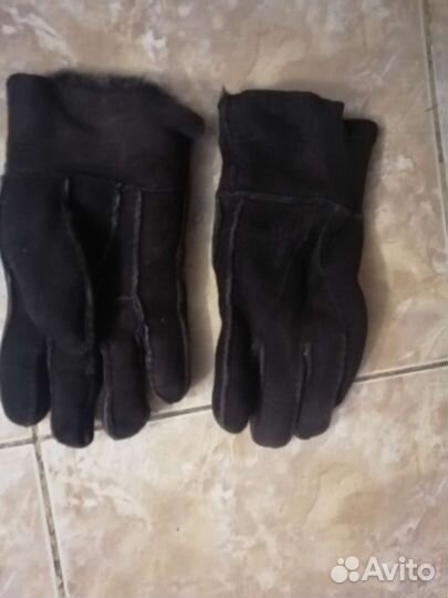 Перчатки кожанные