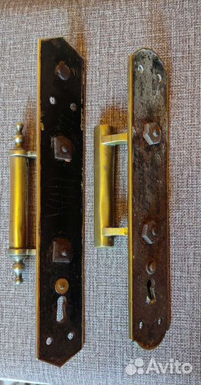 Старинные дверные ручки, клеймо
