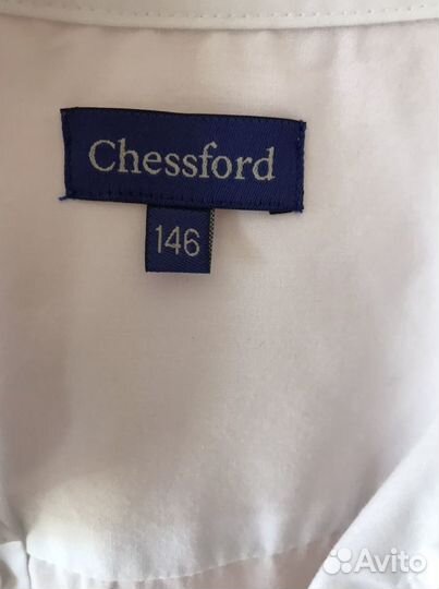 Белые рубашки с коротким рукавом р 152 и 158