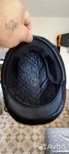 Меховая мужская кепка