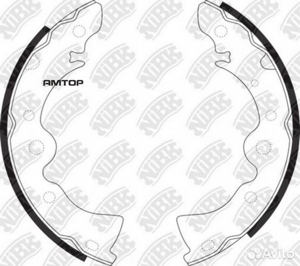 Nibk FN1167 Колодки тормозные барабанные nibk FN11