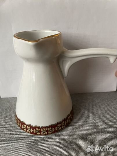 Турка для кофе керамическая СССР десертные ложки