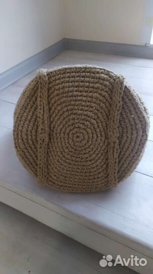 Корзина с пришивными ручками