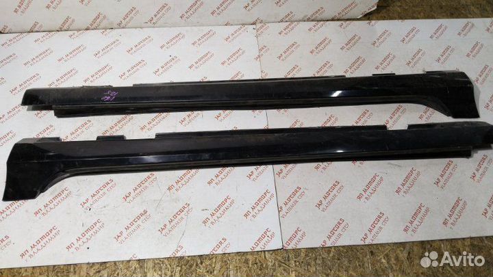 Накладка на порог наружная Volvo V60 универсал