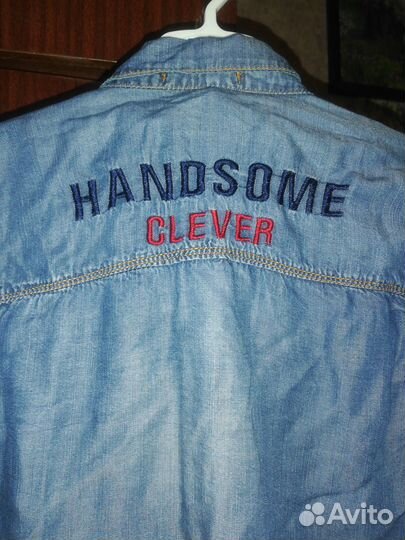 Рубашка джинсовая тонкая