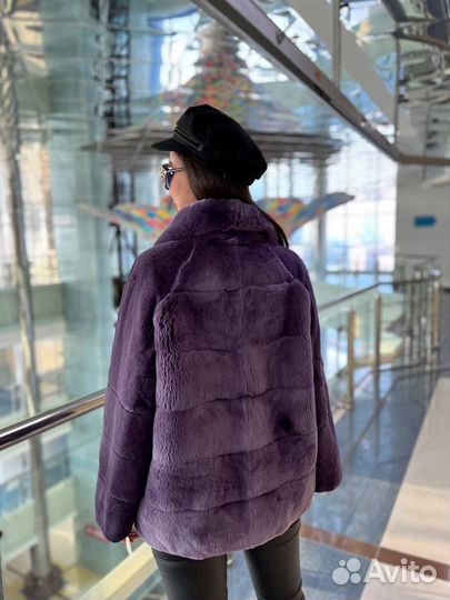 Шуба из меха кролика 46 48 50 52 54