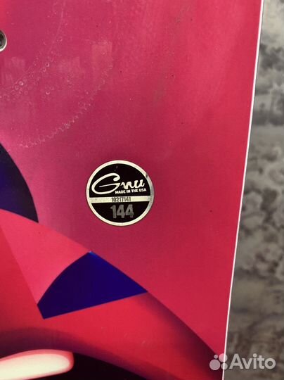 Сноуборд Gnu с креплениями now ipo