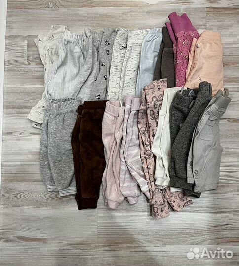 Вещи детские пакетами от 0 до 3 лет