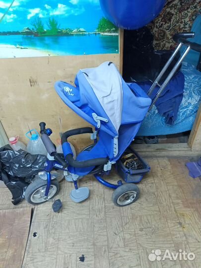 Велосипед трёх колёсный с управлением