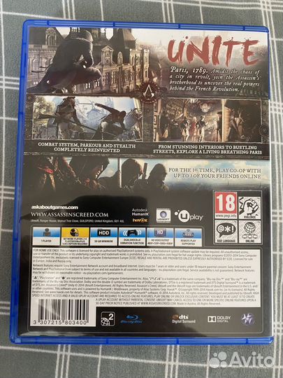 Assasins creed Unity ps4