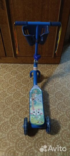 Самокат детский трехколесный бу