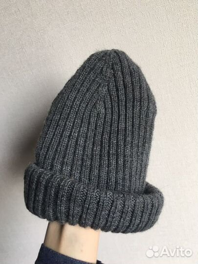 Шапка бини натуральная шерсть