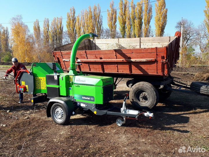 Измельчитель веток Greenmech Arborist 150