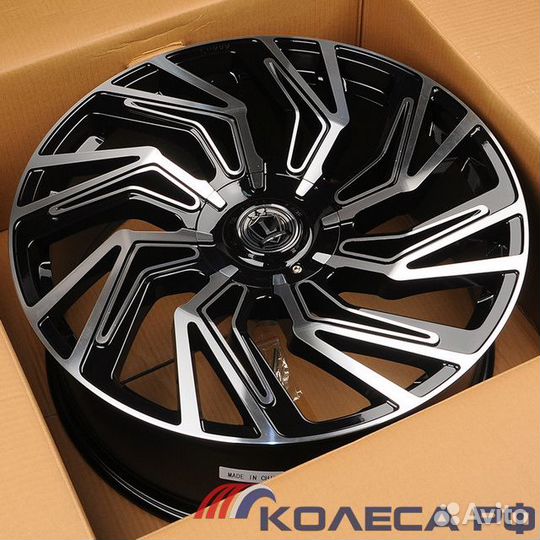 Диски L2211 9/22 5x127 ET30 d78.1 gloss black machined face