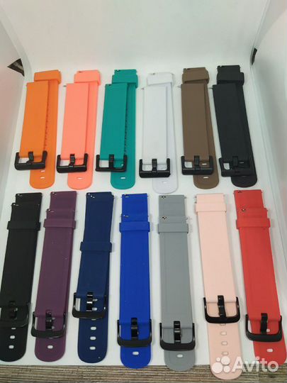 XIaomi Amazfit Bip ремешок черный 12 цветов