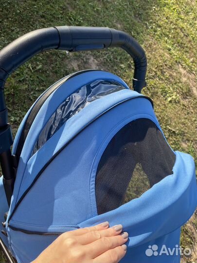 Коляска aner air x синяя
