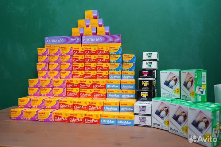 Фотопленка Kodak ilford fujifilm 35мм instax