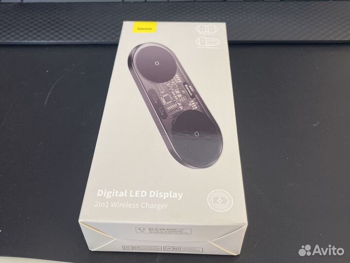 Беспроводное зарядное устройство Baseus 2в1