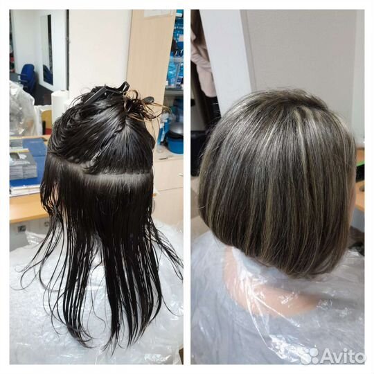 Модели на стрижки и окрашивание