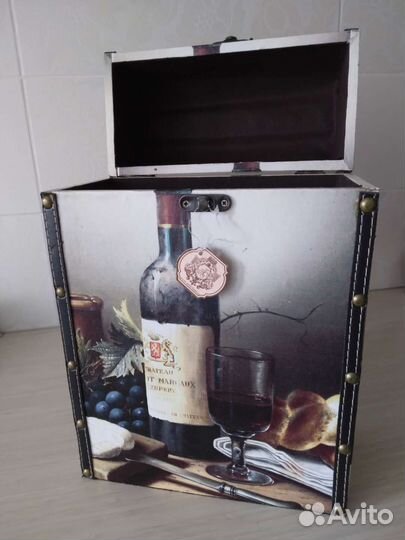 Короб для вина подарочный на 2 бутылки