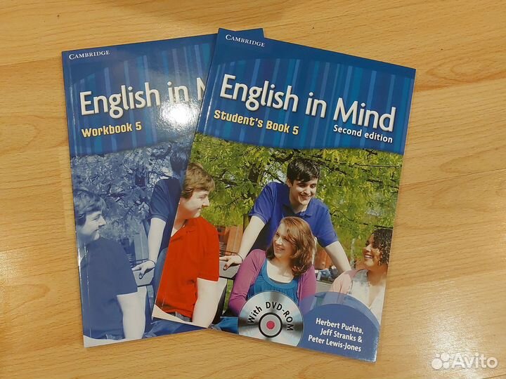 Учебник +рабочая тетрадь English in Mind 5