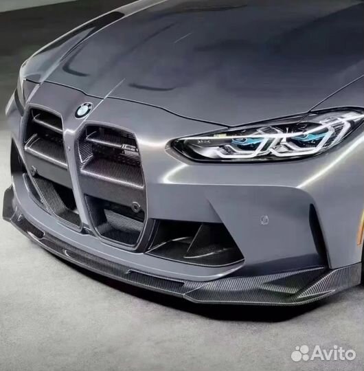 Сплиттер BMW G80 G82 vorsteiner сухой карбон преми