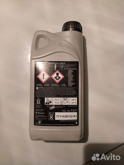Антифриз renault Glaceol RX Type D